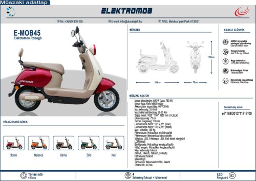 EMOB-45 elektromos robogó